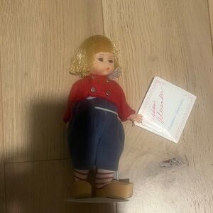 Madame Alexander Doll in Red and Navy Ensemble